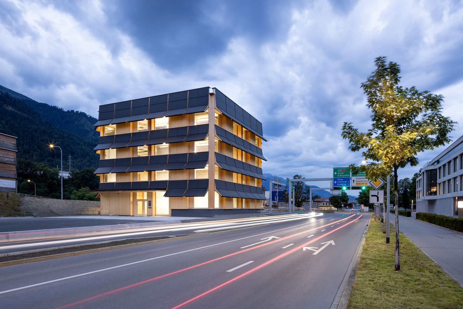 Verwaltungsgebäude Kanton Graubünden Synergia & KAPO, Chur